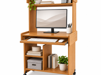 ST315-H MESA P/COMPUTADORA BEECH 78x139x48cm
